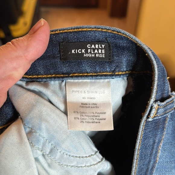 Veronica Beard Carly Kick-Flare Jean Medium Vintage Size 29 / 8 - Picture 12 of 14